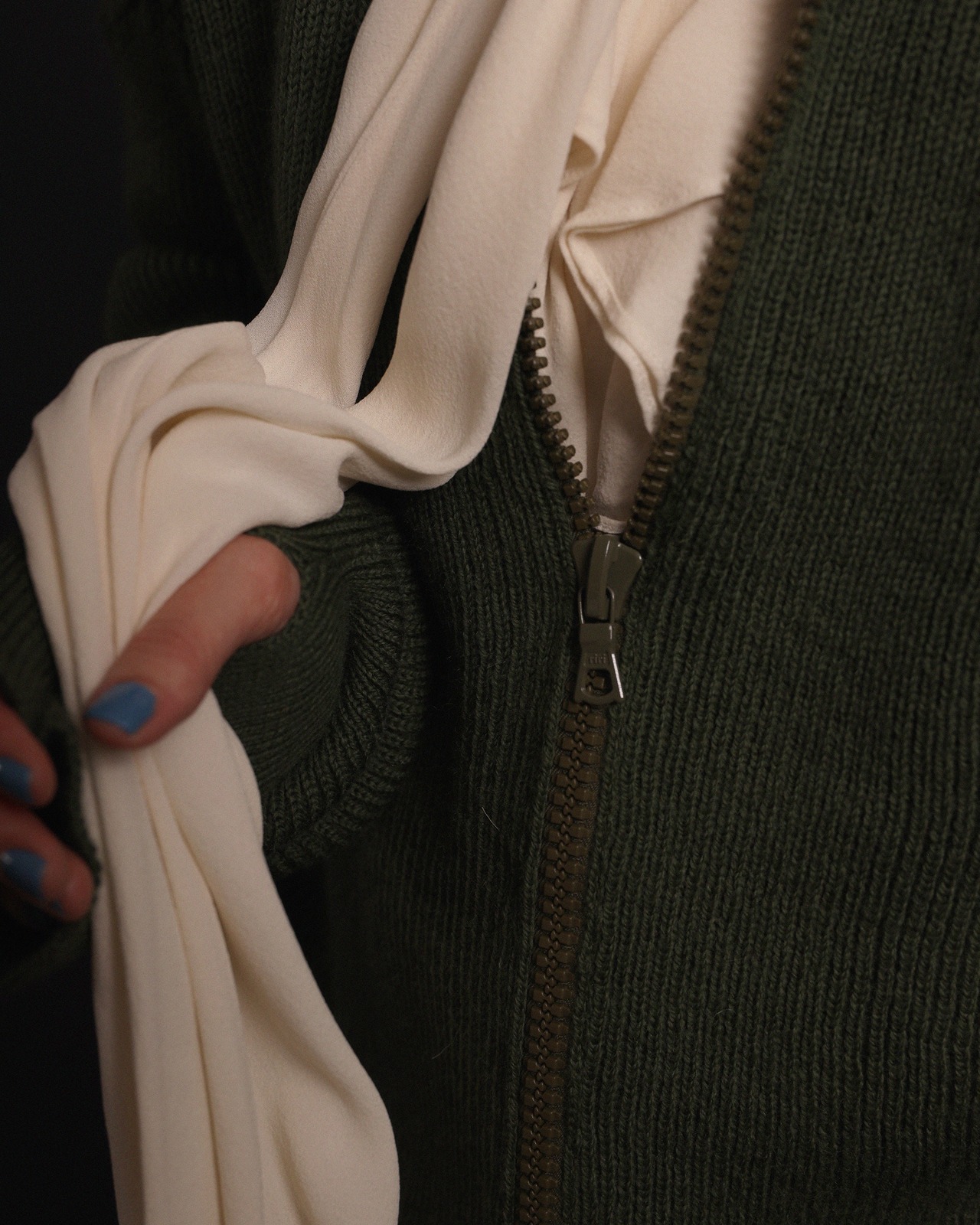 1970-80’s Military / Driving Knit Cardigan