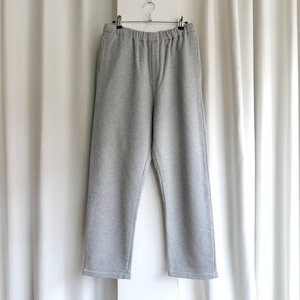 AURALEE BACK WOOL SWEAT PANTS GREY