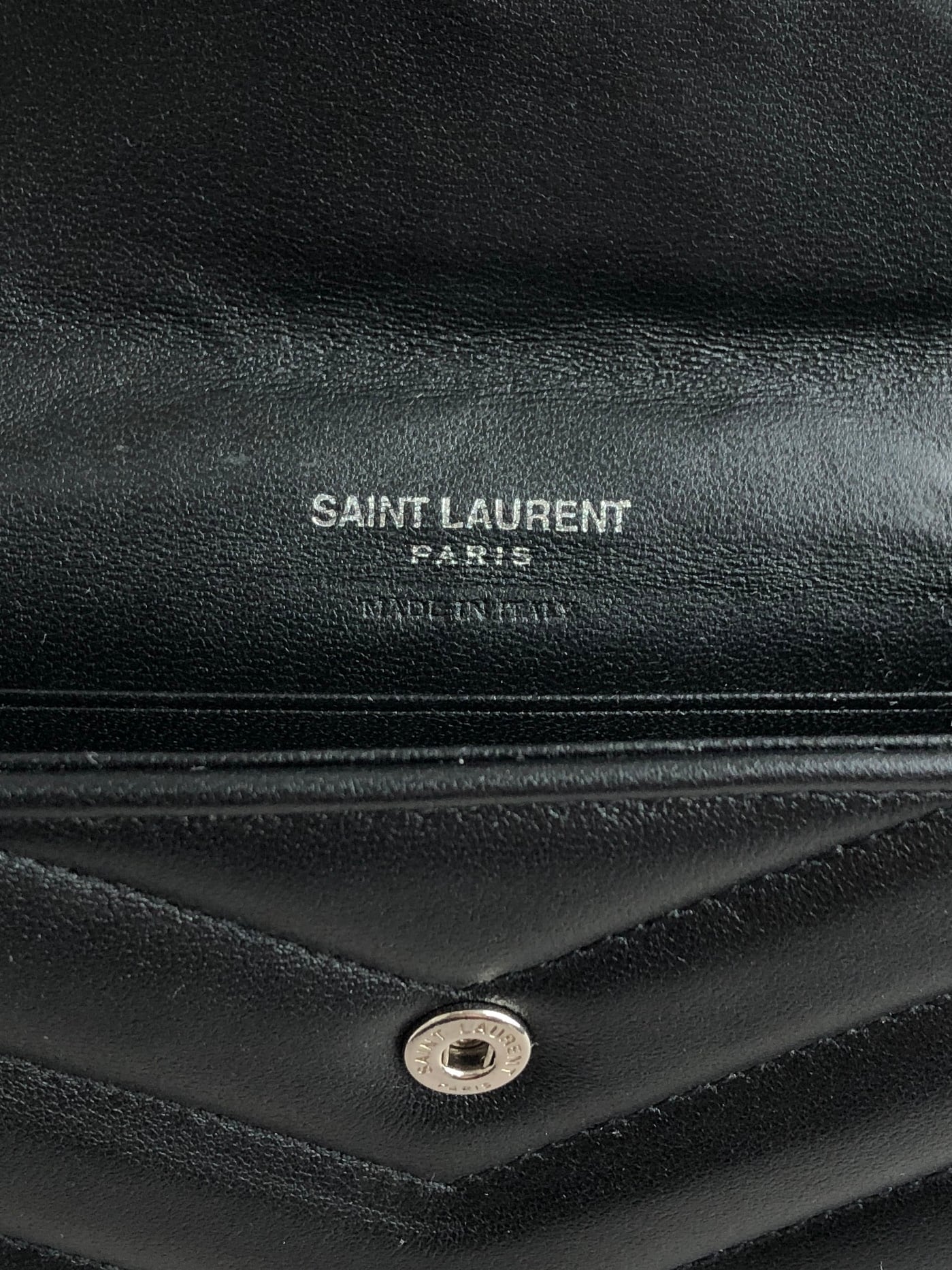 Yves Saint Laurent イヴ・サンローラン コインケース ブラック YSL