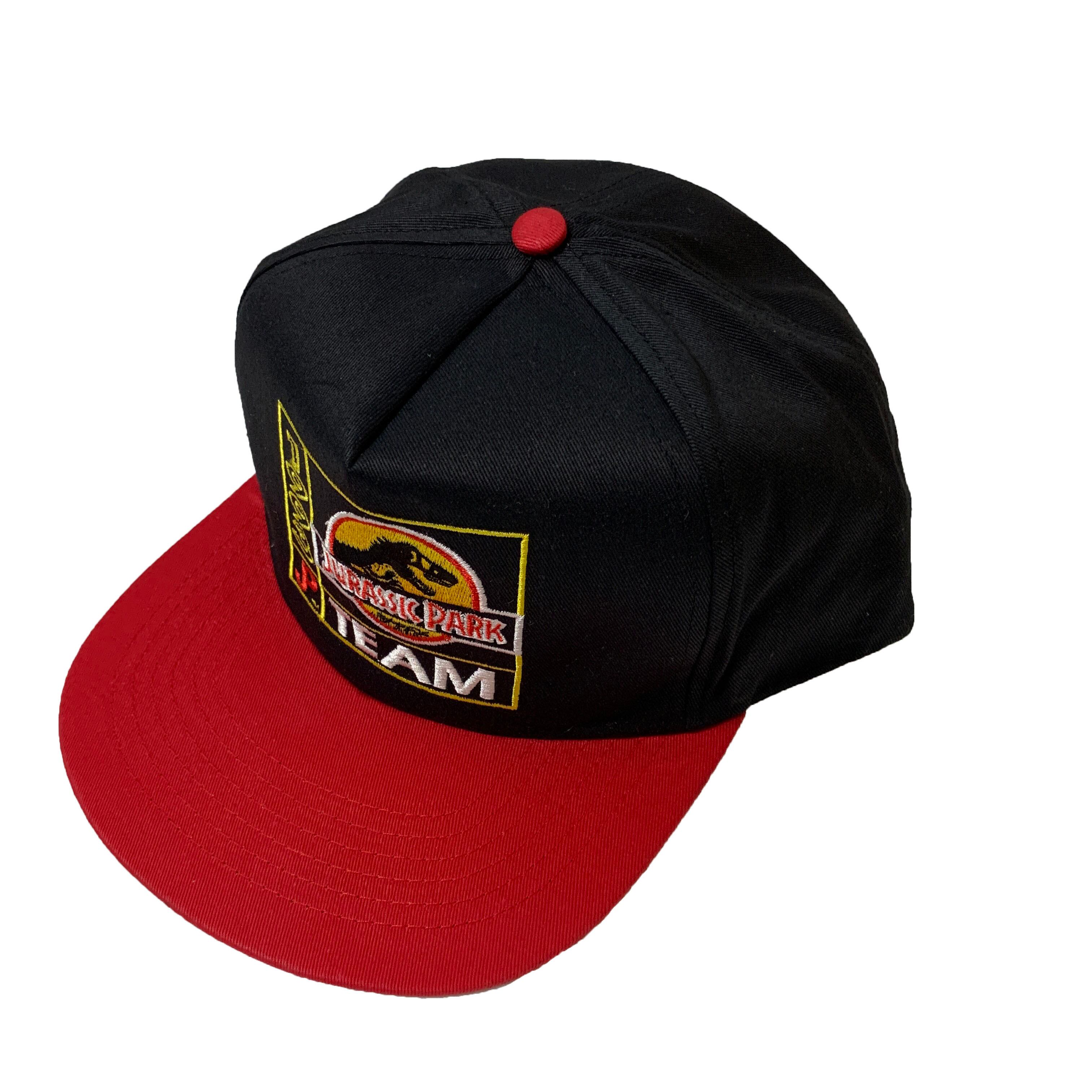 【1997年ジュラシックパーク】刺繍ロゴ古着ユニセックス帽子　ハワイキャップ. 1997年ジュラシックパーク】刺繍ロゴ古着ユニセックス帽子ハワイ