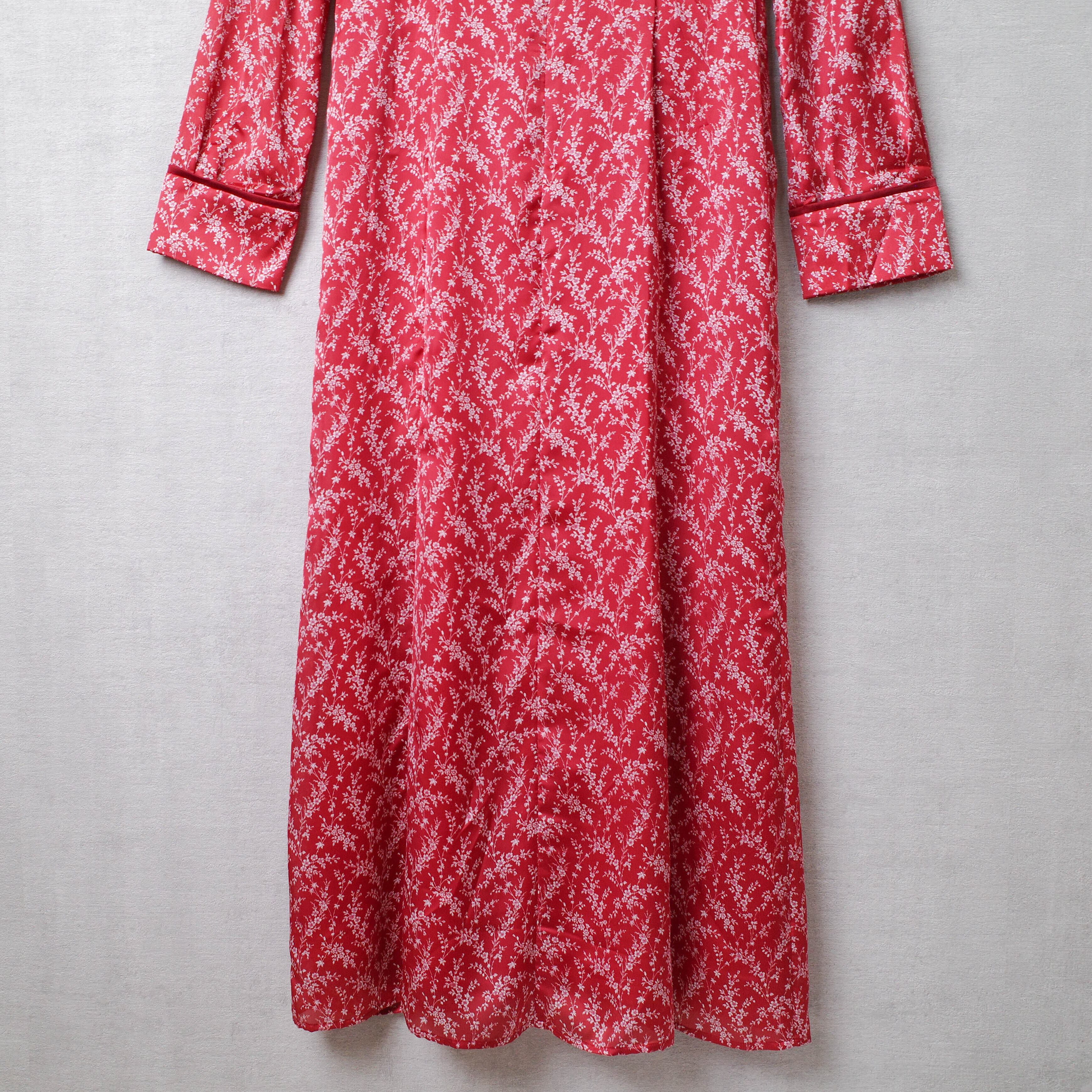 [NEW] CLANE	LONG SLEEVE FLOWER ONEPIECE 16112-5001