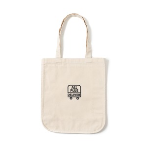 ALPSDR LOGO TOTE BAG / NATURAL × BLACK