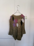 Autumn knit top | デザインニット