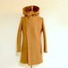 Melton Wool Wrap-Hooded Coat　Beige