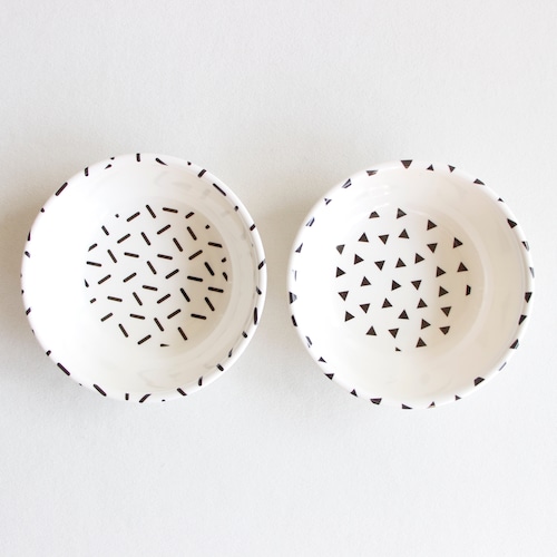 《chocolatesoup》GEOMETRY MELAMINE BOWL