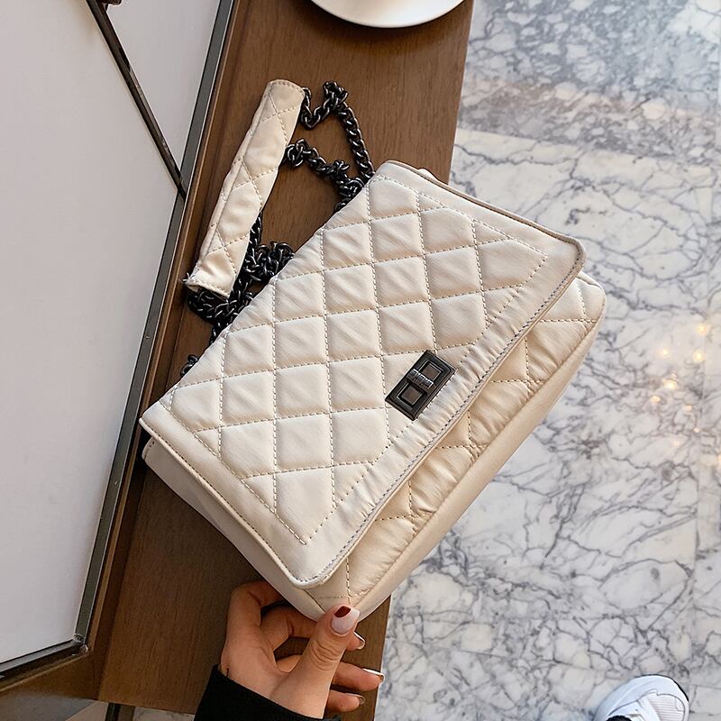 チェーン スクウェア 手作りハンドバック76099317423