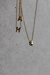 Mini letter necklace