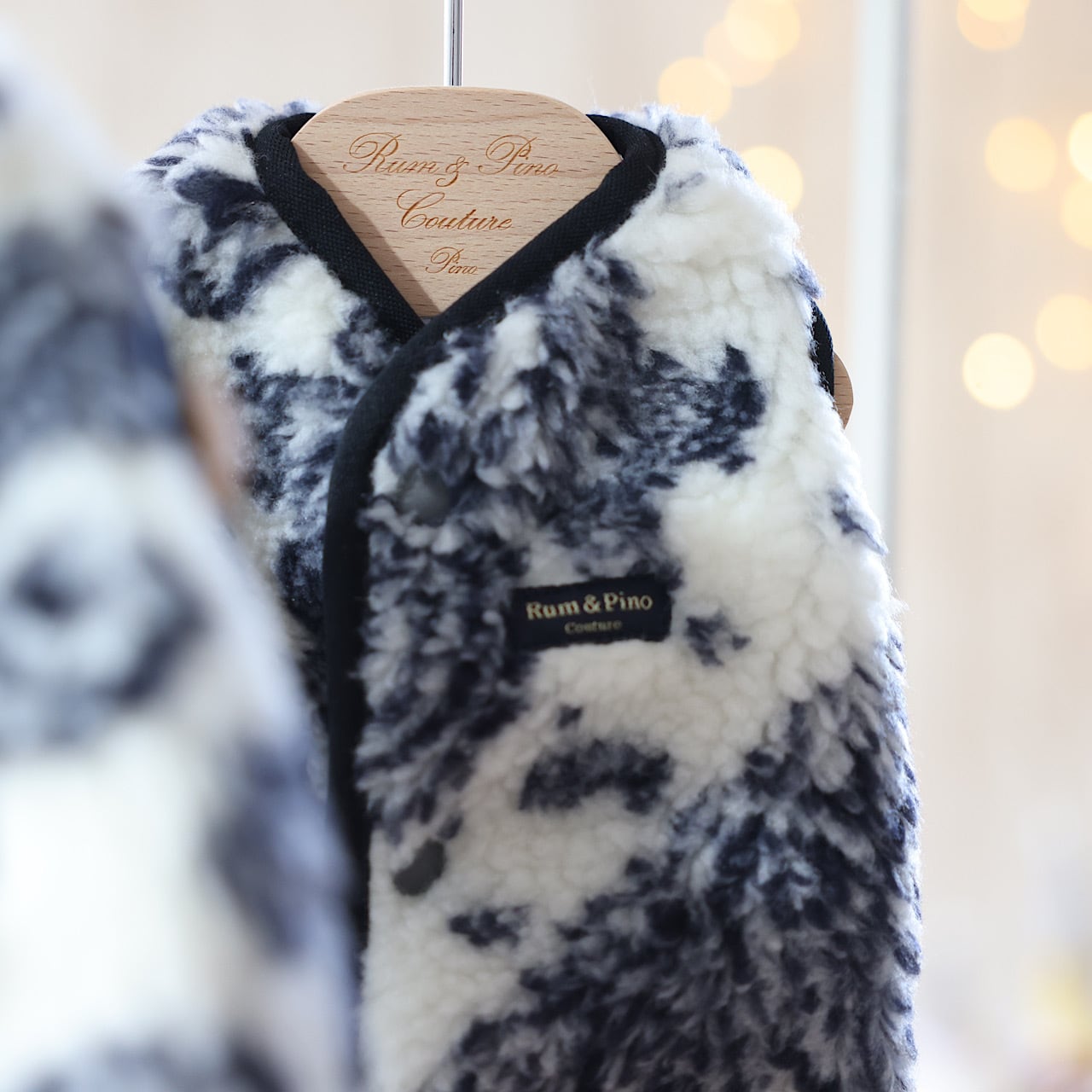 Rum & Pino ボアベスト　ペイズリー Rum & Pino ボアベストペイズリー