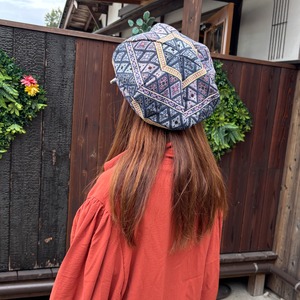 エスニック柄キャスケットB