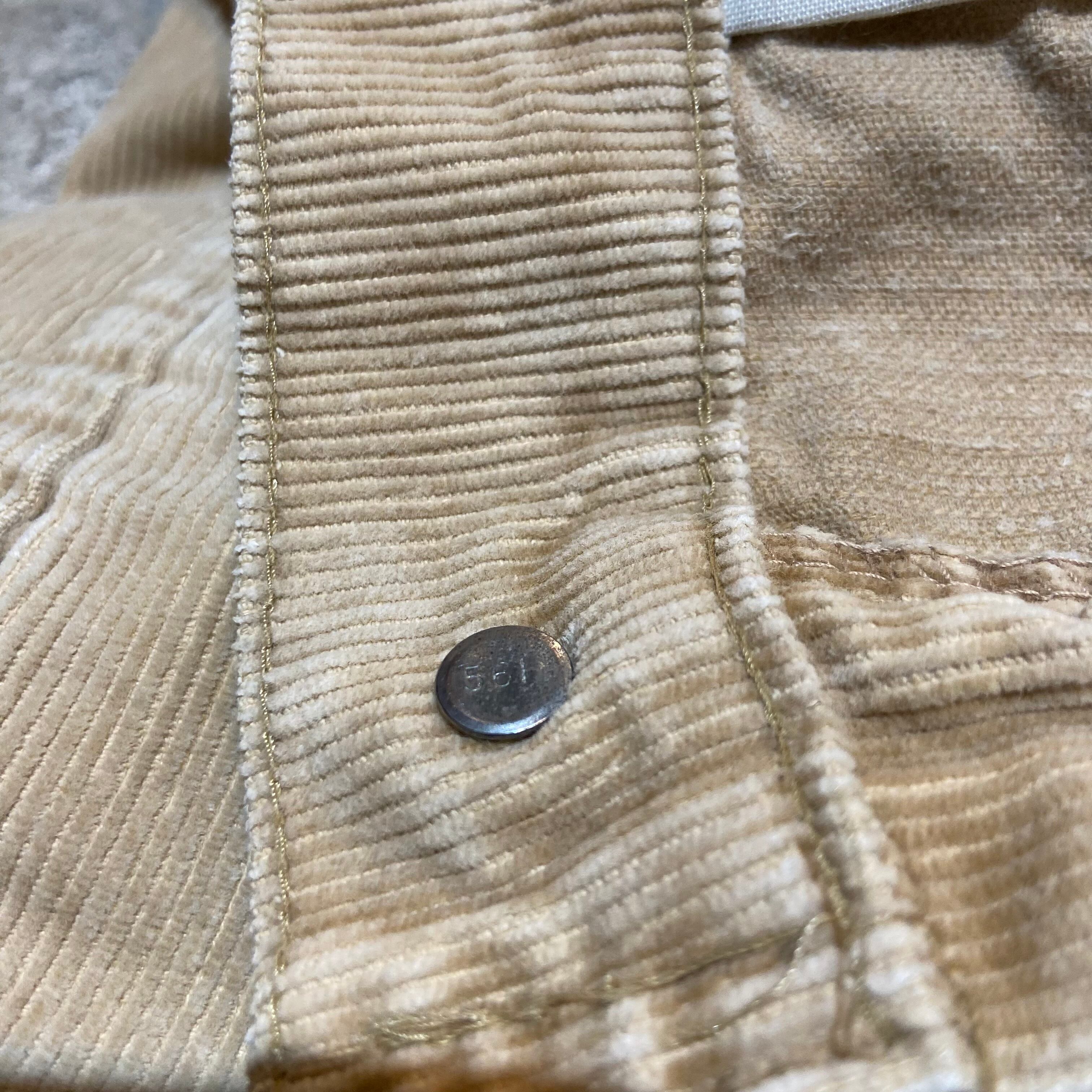 70s Levi's / リーバイス コーデュロイ ベルボトム ベージュ系 70s Levi's / リーバイス コーデュロイ ベルボトム ベージュ系