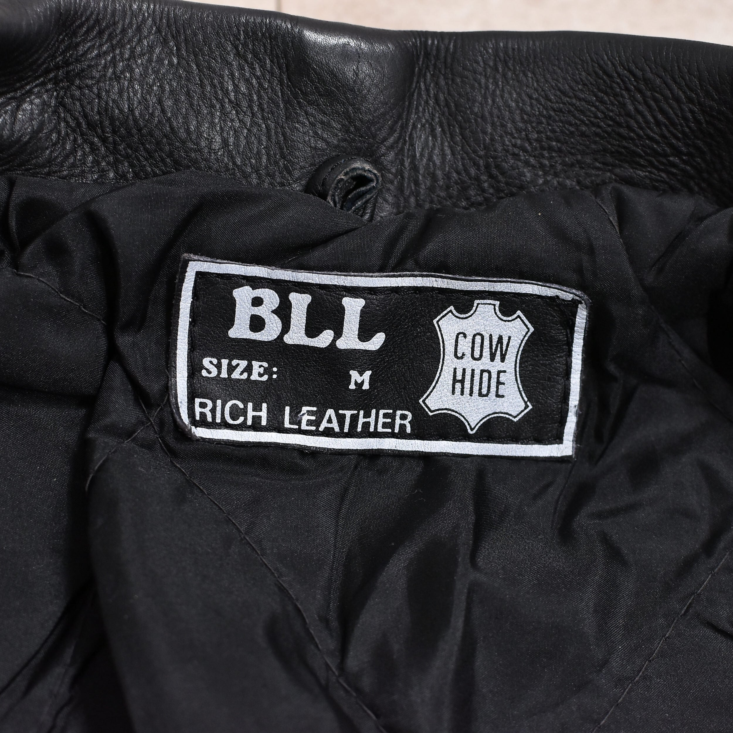 80s～ BLL leather double riders jkt | 古着屋 grin days memory