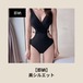 【即納】大人綺麗め 海外デザイン ワンピース水着｜カットアウト スイムウェア