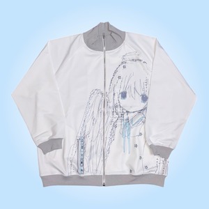 【ilCfQ×HONWAKA】Zip jacket