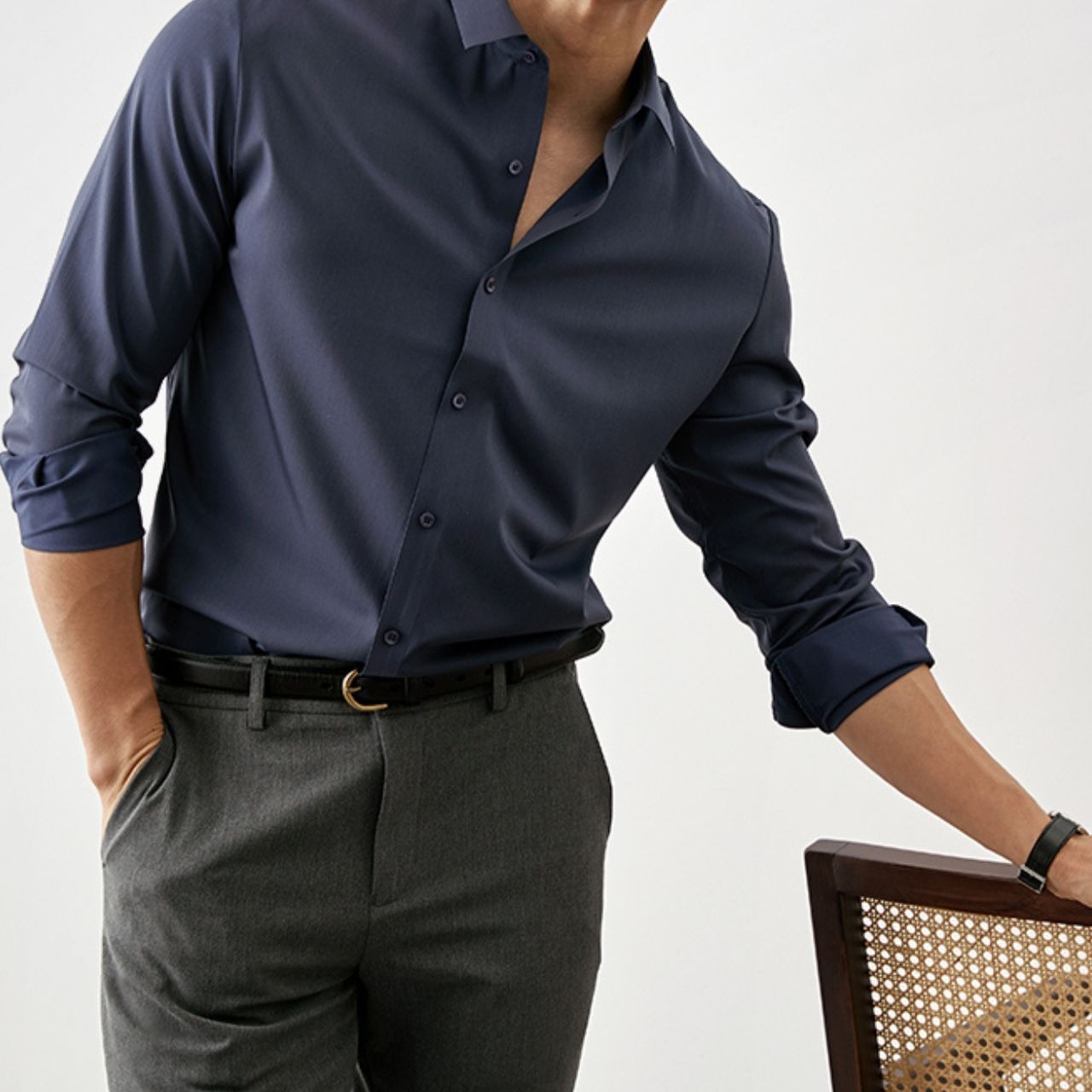 シンプルベーシックシャツ　MT0210001