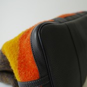 Hermès エルメス ロカバール (ウール)×レザー ガーデンパーティ 36 PM シルバー金具 トートバッグ ハンドバッグ