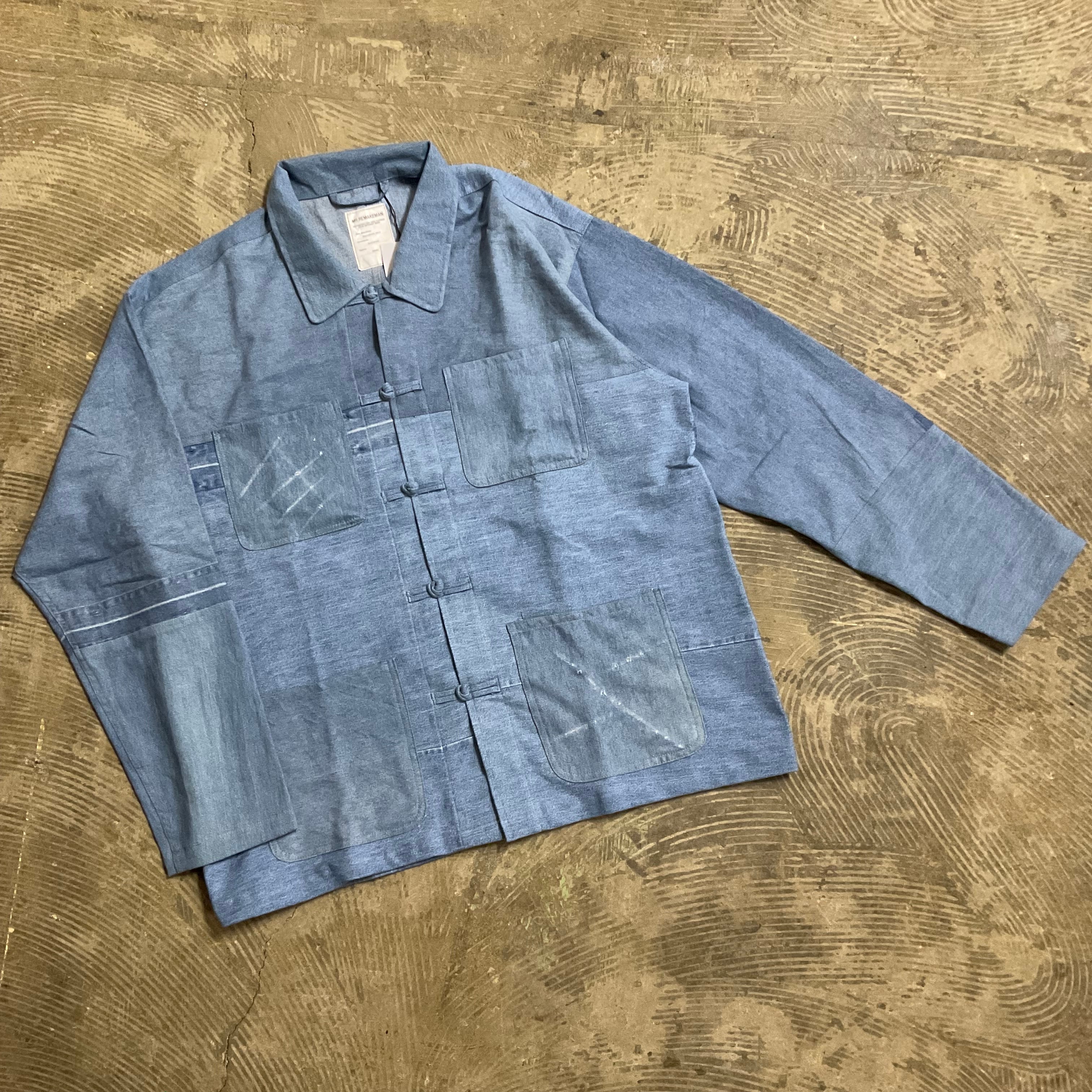 Mr.Remakeman】 Half Zip Fleece カラー：ブラックミックス パターン