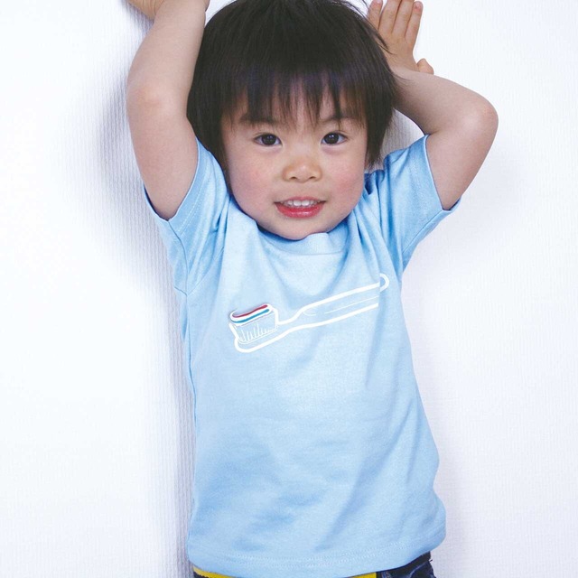 KIDS toothbrush Tシャツ（ライトブルー）