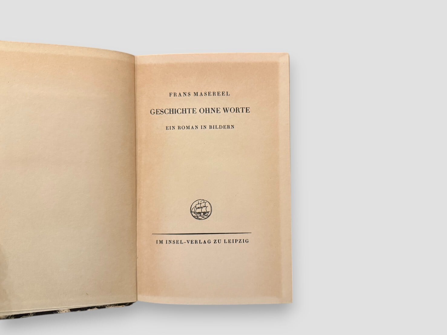 SIB031】【Insel-Bücherei Nr. 433】Geschichte ohne Worte(N.D