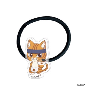 TVアニメ『ラーメン赤猫』× 壱角家 コラボ限定 アクリルチャーム付き ヘアゴム（ブラインドパッケージ）
