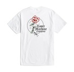 LOSER MACHIME "  CONCRETE ROSE STOCK T-SHIRT " WHITE