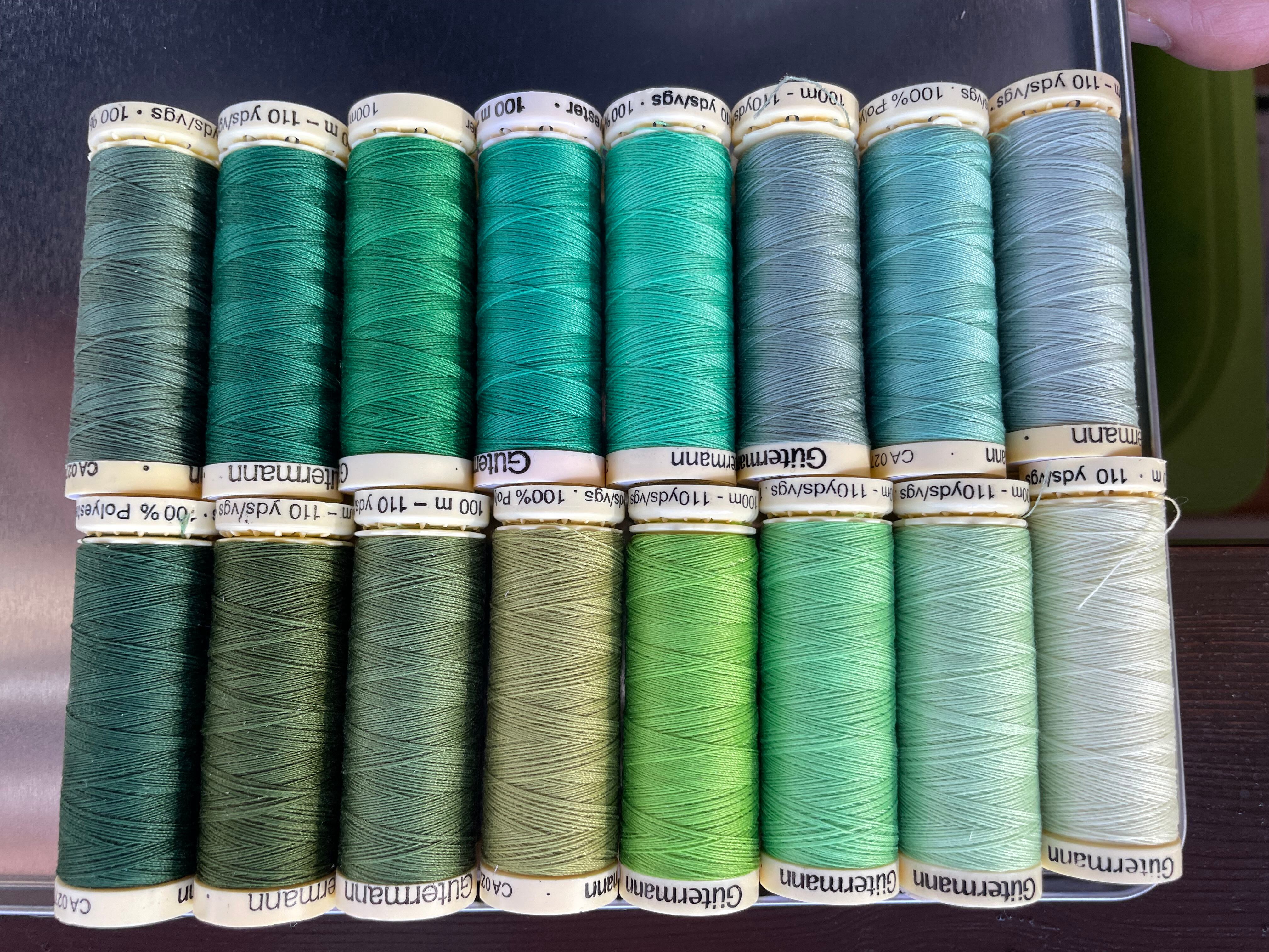 ギッターマン見本帳 ポリエステル糸 | Gutermann ＆ Sulky thread