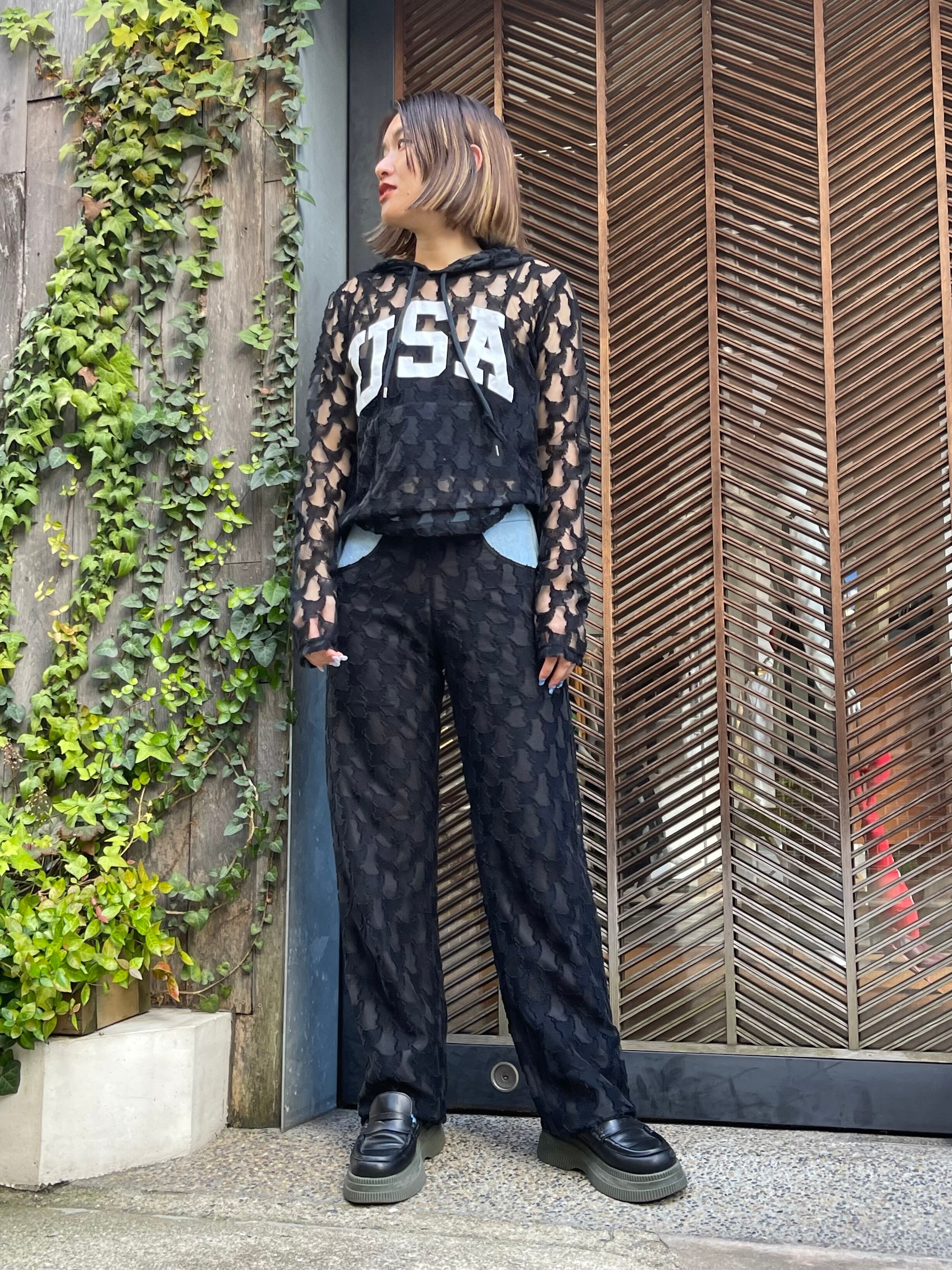 MASU】23aw ANGEL LACE JEANS - デニム/ジーンズ