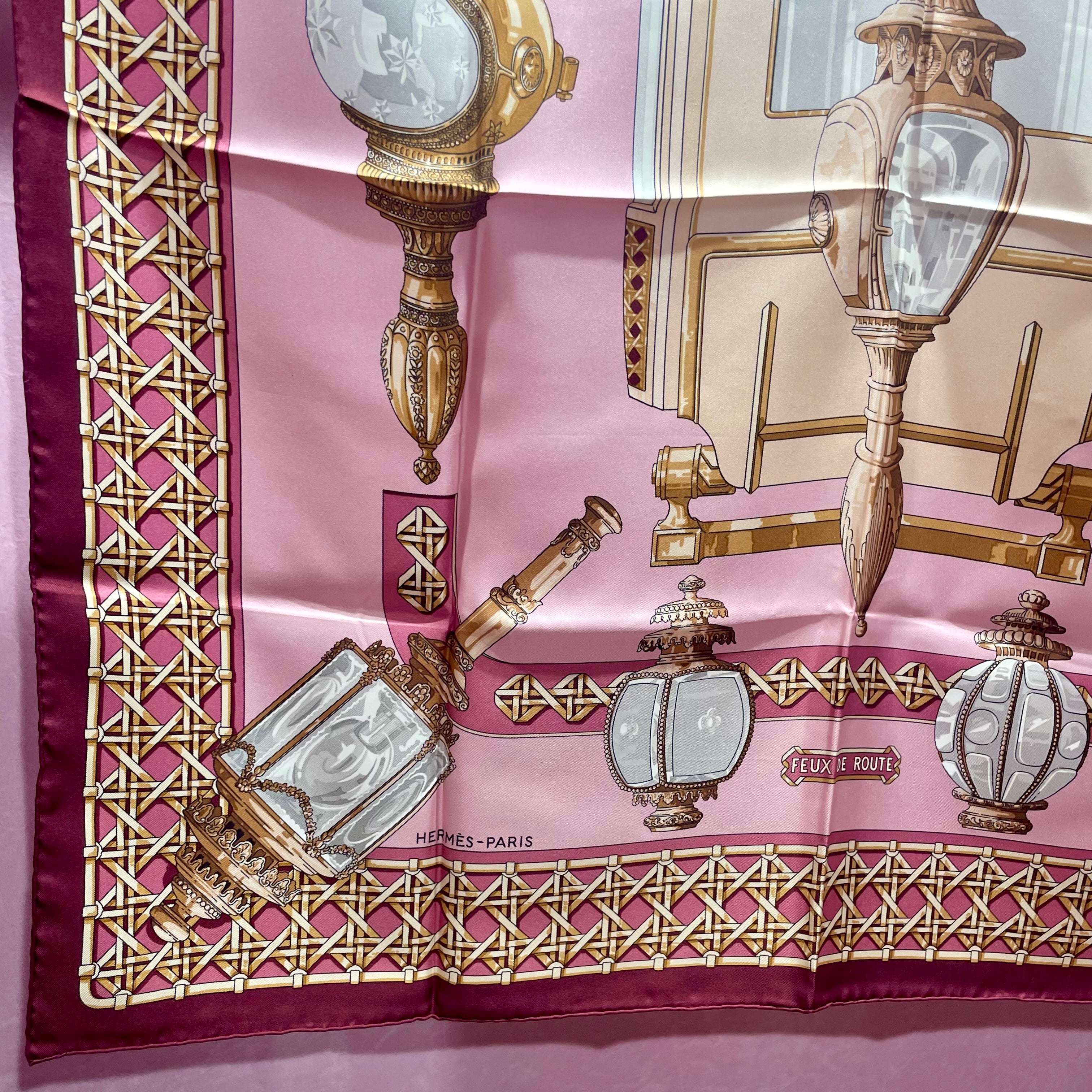 HERMES エルメス スカーフ カレ90 FEUX D'ARTIFICE 花火 ◇エルメス