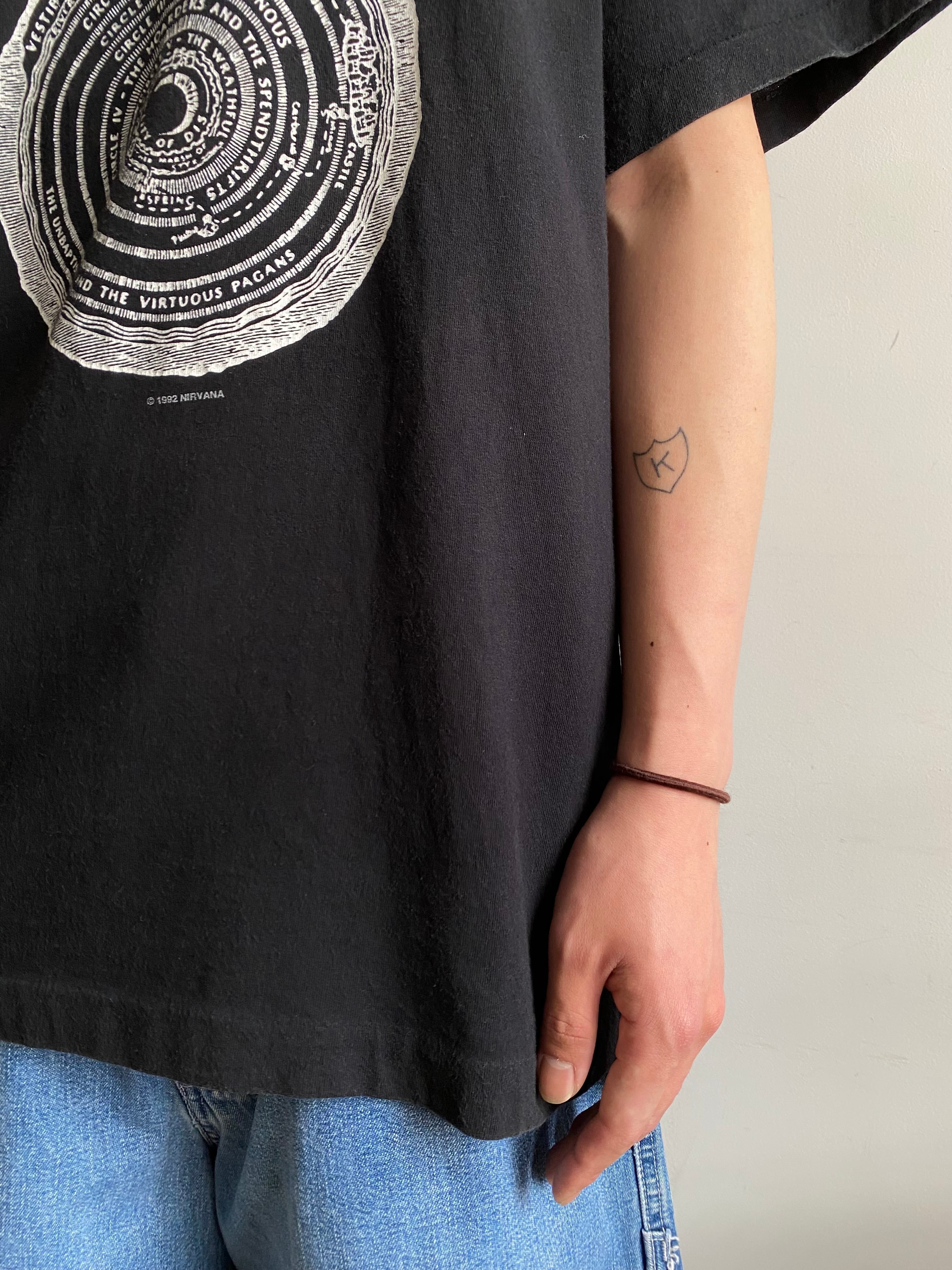 90s NIRVANA VESTIBULE PRINT TEE＊ | JUNK SHOP