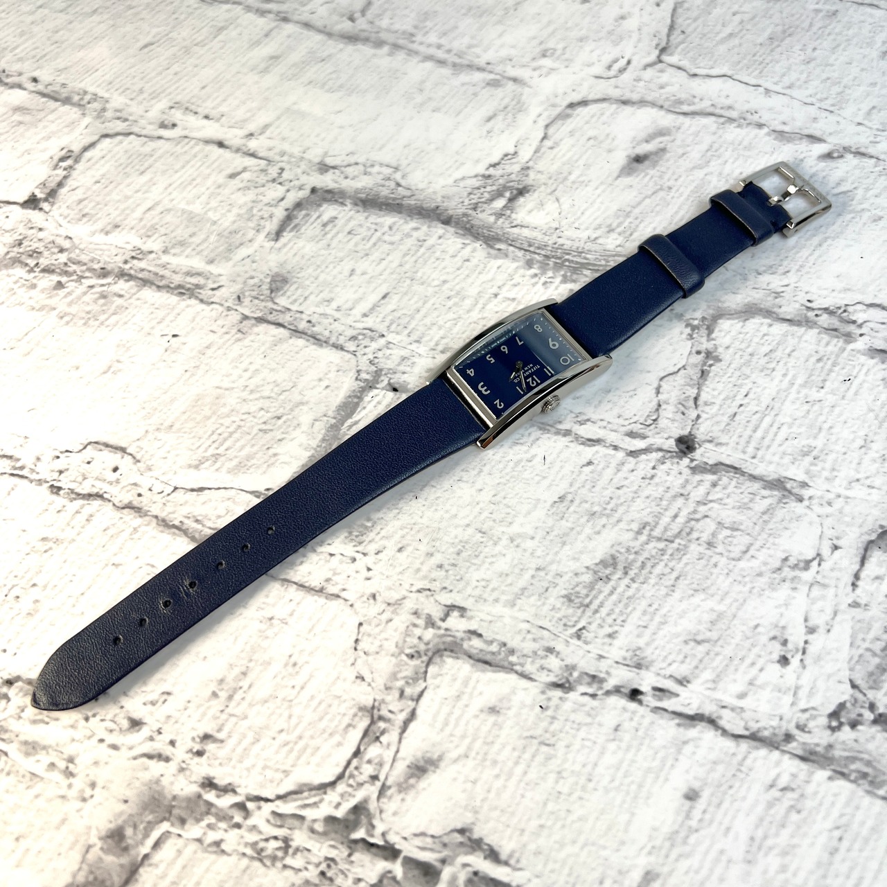 TIFFANY ティファニーイーストウエストミ二  時計 ブルー A-9221