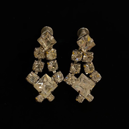 Rhinestone chandelier earrings