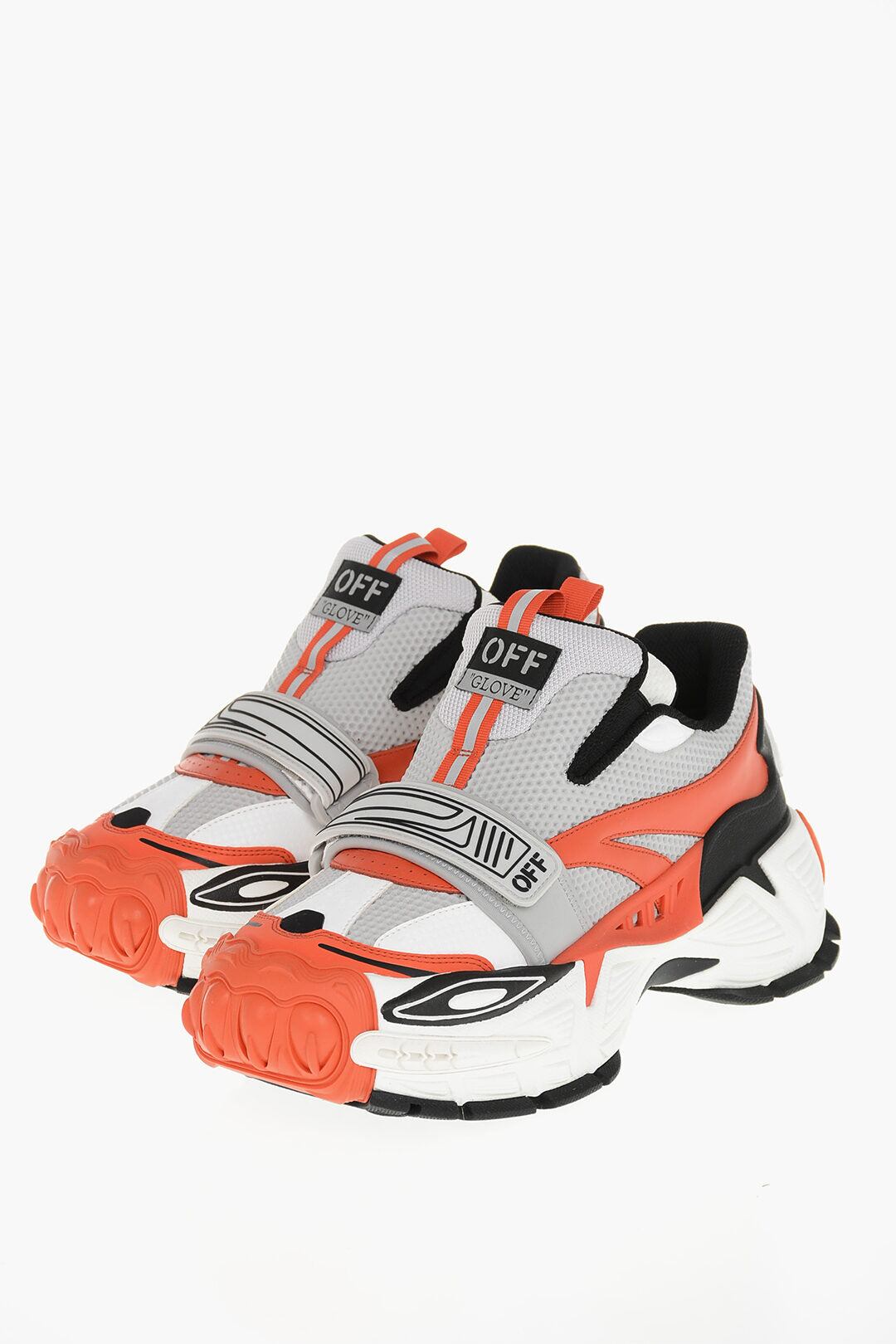 OFF-WHITE オフホワイト スリッポン レザー・ファブリック・ラバー