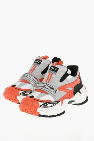OFF-WHITE オフホワイト スリッポン レザー・ファブリック・ラバー