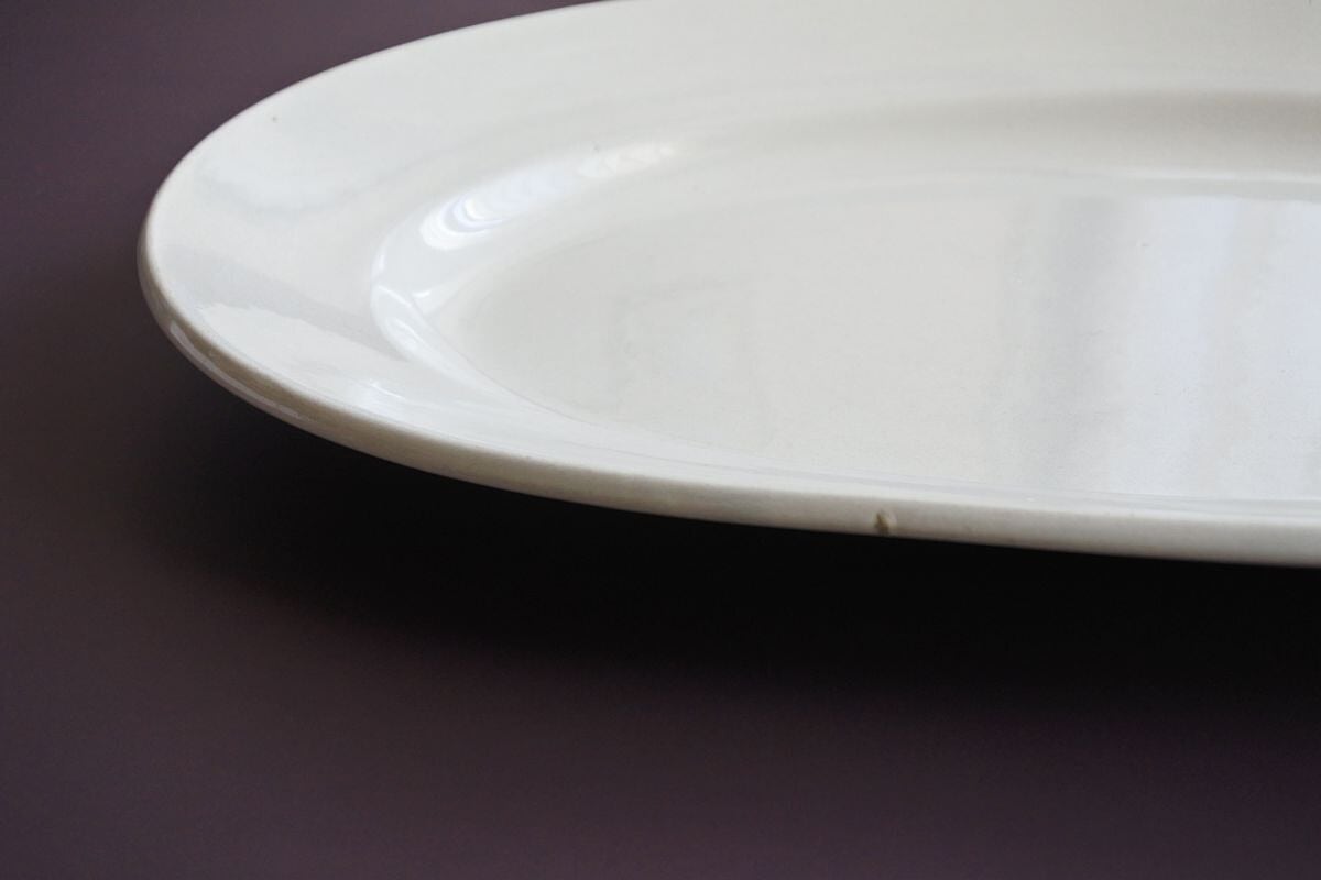 C. 1827-1944 French Platter, Niderviller | antiquesoval