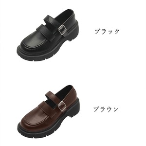 ローファー 厚底 太ヒール レディース 韓国 通勤 通学 学生 大人 カジュアル シンプル 歩きやすい 疲れにくい 学院風 シューズ 靴 大人可愛い 大人女子