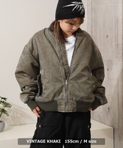 ◆ヴィンテージ加工 パデッド MA-1◆ir-603422