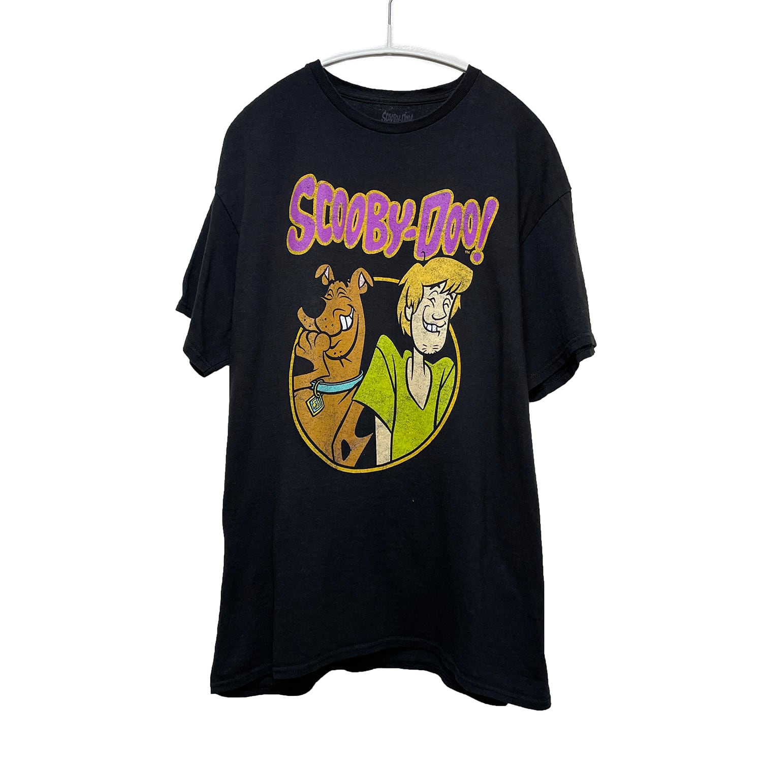 USA古着 半袖 Tシャツ アニメ スクービードゥー Scooby-Doo ブラック