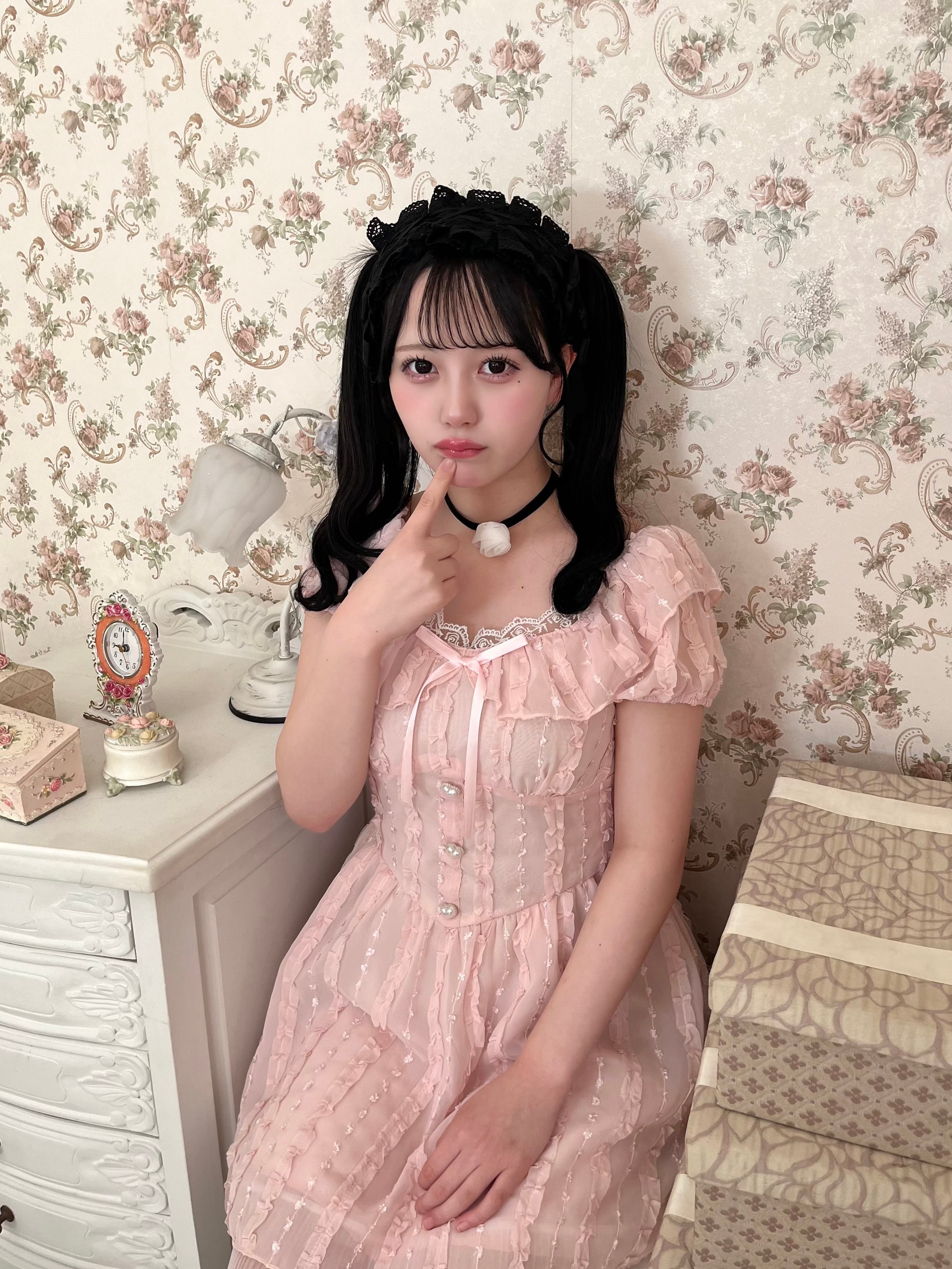 mignon puff sleeve op