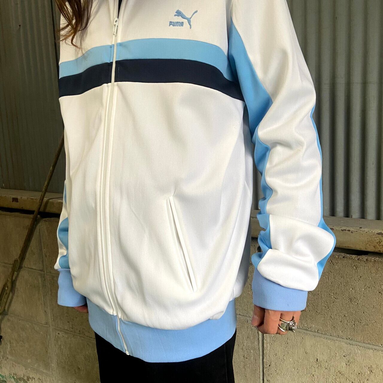 70年代 フランス製 puma プーマ ジャージ トラックジャケット メンズL  