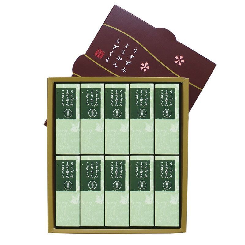 羊羹 ようかん 薄墨羊羹 こざくら 抹茶 10個入 | (株)薄墨羊羹 公式