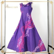 フラダンス 衣装 ワンピース ドレス パープル系 ハワイアンプリント アロハ フラ ダンス レッスン 練習 ノースリーブ フレアスカート フリル 華やか 鮮やか かわいい おしゃれ 上品 大人っぽい ピンク系 紫 ピンク 花柄 植物柄 フラダンス衣装 ハワイアン ドレス パーティー 夏祭り 大人用 レディース お出かけ 発表会 着心地 リゾートエレガント 刺繍 おしゃれ着 柄物 ビビッドカラー