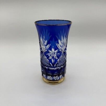 冷酒杯【上海切子】※金ベース