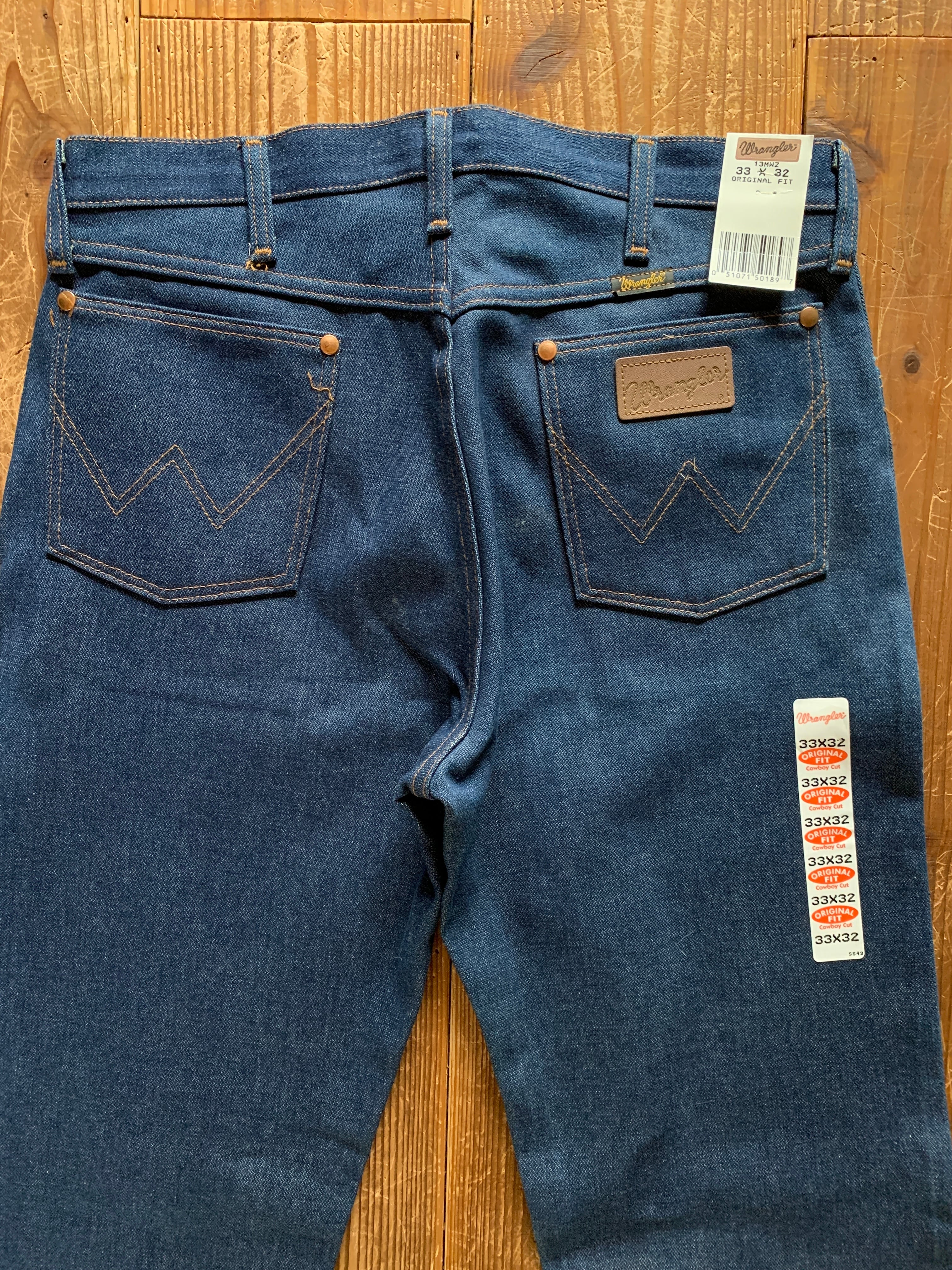 80's〜 Wrangler 13MWZ デニムパンツ DEADSTOCK 表記(33×32) USA製