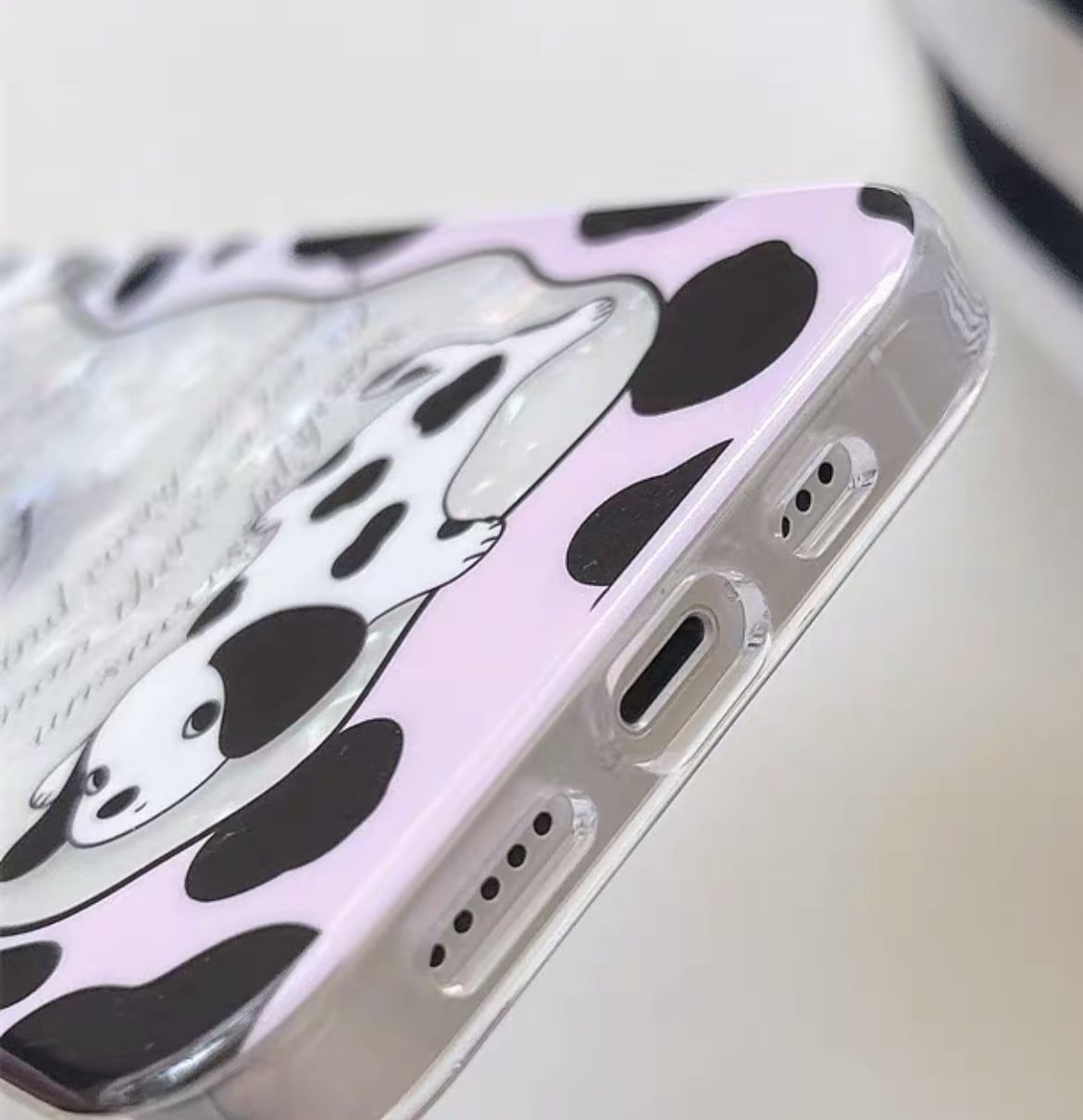 iPhoneケース iPhone14 iPhone13 シェル風 ダルメシアン 101匹わん