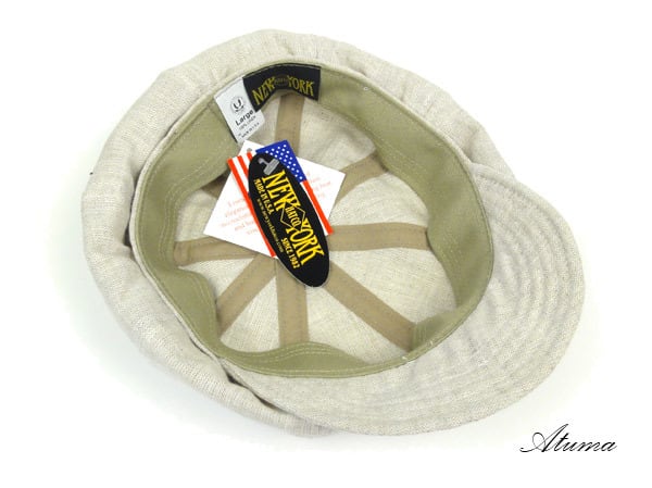 NewYorkHat・ニューヨークハット #6225 / Linen Spitfire [リネン