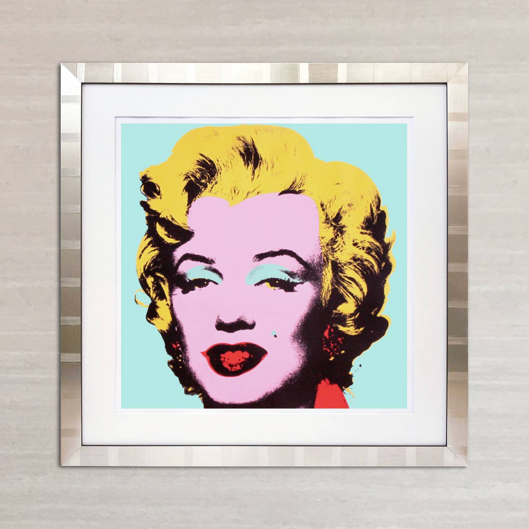 アンディ ウォーホル「マリリン モンロー(オン ブルー