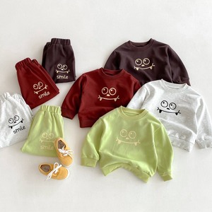 【KID】笑顔デザインスウェットセットアップ