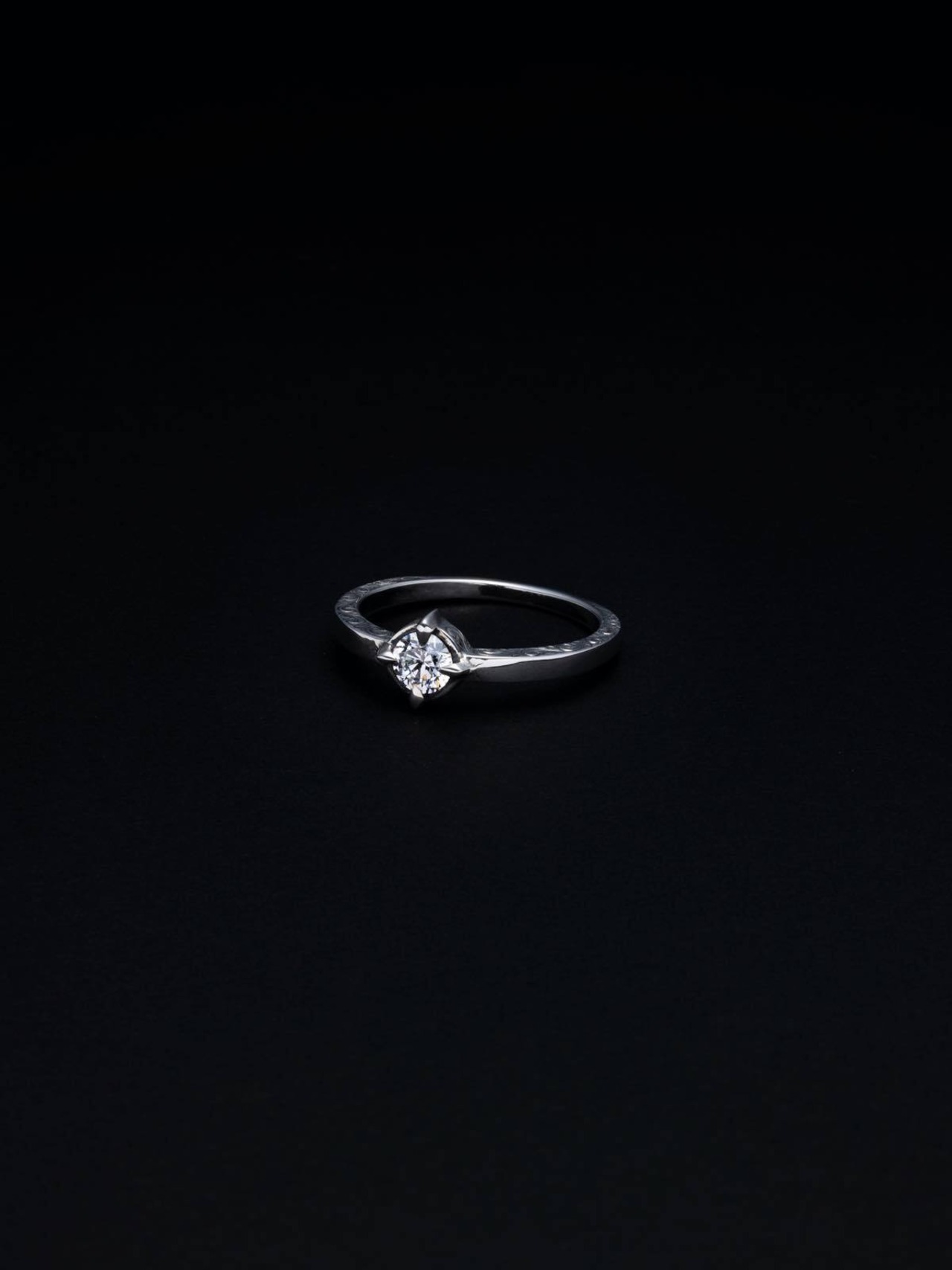 Engraved Cutstone Ring