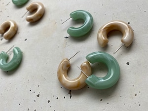 marble hoop pierce