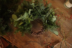 christmas wreath making kit