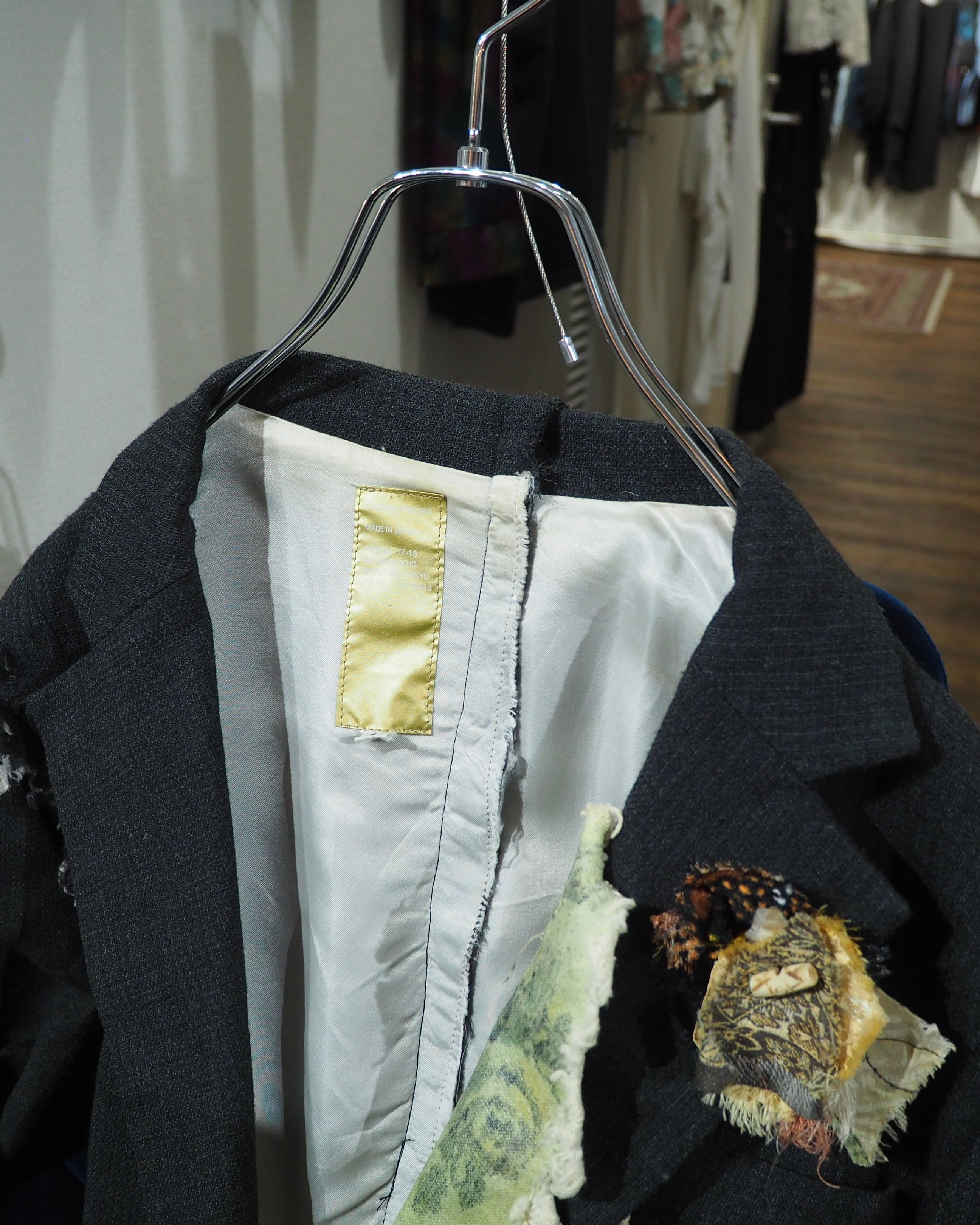 ” NOZOMI ISHIGURO - ノゾミイシグロ ” ” 再構築 ‐ Reconstruct ” Special Archive Tailored jacket
